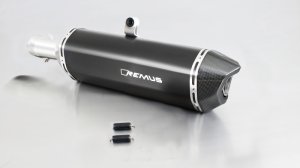 BMW F650GS Performance Exhaust - Remus - Slip On - Black - `08-`12